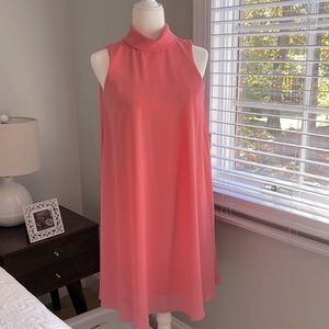 Breezy coral pink dress